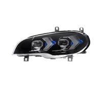 MOXSQFT Car Head Lights Compatible With For X5 E70 2007 2008 2009 2010 Headlight DRL Turn Signal High Beam Angel Eye Projector Lens Repair