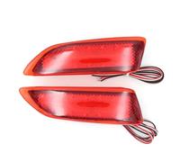 MOXSQFT Rear Bumper Reflector Cover Compatible With Toyota For Corolla 2011 2012 2013 2PCS Rear Bumper Reflector Light Red Car Driving Brake Fog Lamp Replacement Parts