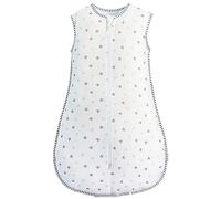 MOXTOYU Baby Sleeping Bag, 100% Cotton 0.5 Tog Baby Sleeping Bag, Sleeveless Swaddle Blanket with Two-way Zipper, Baby Blanket For Newborn Boy Girl, Newborn Baby Gift, New Born Baby Essentials 12-18M