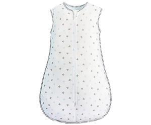 MOXTOYU Baby Sleeping Bag, 100% Cotton 0.5 Tog Baby Sleeping Bag, Sleeveless Swaddle Blanket with Two-way Zipper, Baby Blanket For Newborn Boy Girl, Newborn Baby Gift, New Born Baby Essentials 12-18M