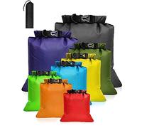 Dry Bags Waterproof Set 8 Pack, Lightweight Large Capacity Dry Bags Waterproof Set in 13L 10L 8L 5L 3.5L 3L 2.5L 1.5L Organizer Storage Bags for Camping Outdoor Hiking Fishing Cycling Dry Sack