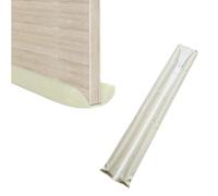 MOXVIO Draft Excluder for Doors, Double Under Door Draught Excluder, 2 Sided Cushion Door Draft Stopper, 70 to 90 cm Cut-to-Size Adjustable Width, Waterproof Snowproof 600D Oxford Fabric (Beige)