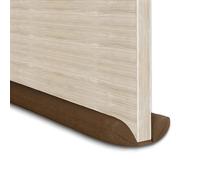 MOXVIO Draft Excluder for Doors, Double Under Door Draught Excluder, 2 Sided Cushion Door Draft Stopper, 70 to 90 cm Cut-to-Size Adjustable Width, Waterproof Snowproof 600D Oxford Fabric (Brown)