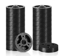 Moxweyeni 20 Pcs Deck Board Spacers Bulk Thick Polypropylene Helps Prevent Rot from Occurring at Deck Ledger Connections Stair Stringers Shade Structures (2.5" X 0.6")
