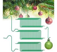 Moxweyeni 300 Pcs Christmas Tree Hanging Ornament Metal S Shape Mini Hooks Green Ornament Hangers for Tree Decoration Holiday Versatile Holiday Party Accessories Hooks for Xmas Mantle Seasonal