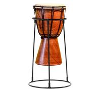 Moxweyeni Lightweight Djembe Stand Portable Drum Stand Carbon Steel Standing Support Frame for Percussion African Bongo Drum(8.46 x 11.42 x 17.32 Inch,Classic)