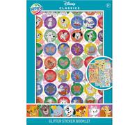Moxy Disney Classics A5 Glitter Sticker Book - Over 350 Stickers, 8 Pages