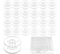 MOXYOY 25PCS Sewing Machine Bobbins with Case