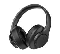 MOXYOY Bluetooth Headphones Over Ear, 82H Playtime, Bluetooth 5.4 Foldable Wireless＆Wired Headphone, Built-in Mic, Lightweight Over Ear Headphones for PC/Travel/Gaming/Office(Black)