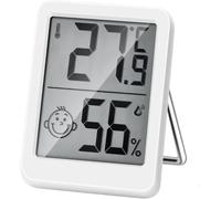 MOXYOY Digital Room Thermometer, Indoor Hygrometer With LCD Display, Temperature and Humidity Meter Humidity Monitor for Home, Office, Bedroom & Greenhouse