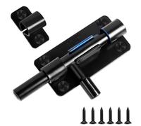 MOXYOY Door Lock Bolts 4"(100mm), 304 Stainless Steel Door Latch Slide Bolts Lock for Securing Internal Doors, Bedrooms, Bathrooms, Toilet, Shed, Cupboards and Storage Units