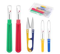 MOXYOY Seam Ripper, Stitch Unpicker Tool Contains Big & Small Stitch Ripper, Scissors for Removing Threads, Needlework DIY Tool, Sewing Accessories