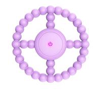 MOXYOY Teething Toys Baby Sensory Toys for Autism, Vibrating Sensory Chew Toy for Babies 0-6 Months 12-24 Months, Easy to GRAP, Relief to Autism, ADHD, Anxiety (Purple)
