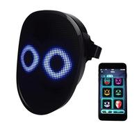 MOYACA Led Mask with Gesture Sensing,Light up mask for Kids/Men/Women LED Halloween Mask for Costume Cosplay Party