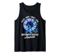 Moyamoya Disease Awareness Butterfly Supportive Vibe Tank Top
