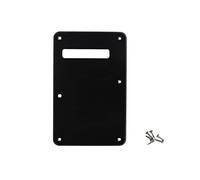 Moyang Pickguard Tremolo Cavity Cover Backplate Standard Guitar Back Plate for Strat/Stratocaster Made in USA Black 1Ply