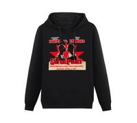 MOYANSHUHUA Marvin Hagler Vs Sugar Ray Leonard Retro 80S Boxing Fight Printing Graphic Mens Sweatshirts Unisex Black Hooded 3XL