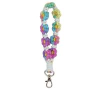 Moydolo Boho Cute Daisy Flower Bracelet Key Chain Bracelet Wrist Lanyard for Women Girls, Colour-2