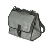 Moyeetings Convenient Folding Bike Bag, 13-Inch, Grey, Grey | Insulated, Front Bike Bag, Structured, for City Travel