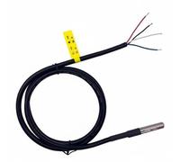 Moyeetings Temperature Transducer Gauge With ±0.5 degC Accuracy RS485 Communication Stainless Steel Waterproof Body Epoxy Resin Potting suitable for environmental systems data logging, 1M