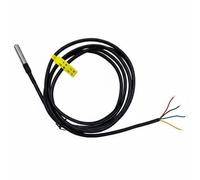 Moyeetings Temperature Transducer Gauge With ±0.5 degC Accuracy RS485 Communication Stainless Steel Waterproof Body Epoxy Resin Potting suitable for environmental systems data logging, 5M