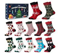 Moyel 12 Day Advent Calendar 2025 Men Socks 9-11 Funny Adult Advent Calendar 2025 Cute Christmas Gifts for Men Unique Christmas Countdown Gifts for Him Dad Boyfriend Husband Brother