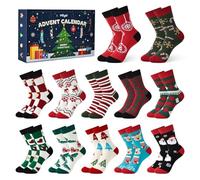 Moyel 12 Day Advent Calendar 2025 Women Socks 6-9 Funnny Friends Advent Calendars 2025 for Adults Sweet 12 Days of Socks Christmas Countdown Calendar 2025 for Her Mom Wife Sister Unique
