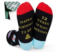 Moyel Cool Gifts for 12 Year Old Boy Funny Boy Socks Birthday Gifts for Boys Age 12 Cool Presents for 12 Year Olds Boy Fun Gift for 12 Year-Old Boys 12th Birthday Son Grandson Nephew