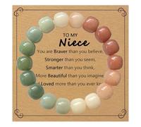 MOYINPUL Teen Gifts for Daughter, Bracelets Trendy Stuff Inspirational Teen Gifts Ideas, One Size, Wood, no gemstone