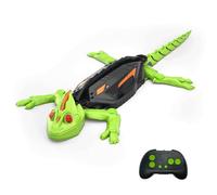 moyiw Rechargeable Remote Control Wall Climbing Gecko Toy with LED Eyes, 360° Rotating Climber for Walls & Ceilings, Fun Kids Robot Birthday Xmas Gifts Presents Toys for Boys & Girls Ages 5+
