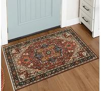 Moynesa Ultra-Thin Washable Rug - 2x3 Small Kitchen Rug for Entry Mat, Oriental Non-Slip, Non-Slip Indoor Floor Rug for Bathroom, Coffee Table, Hardwood Floors