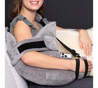 MOYOAMA Post Shoulder Surgery Pillow for Sleeping - Left/Right Arm Support with Adjustable Straps & Custom Firmness for Restful Recovery - Rotator Cuff, Bursitis, & Frozen Shoulder Pillow Post Surgery