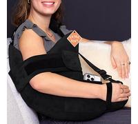 MOYOAMA Post Shoulder Surgery Pillow with Straps & Pocket- Rotator Cuff Pillows for Sleeping, After Shoulder Surgery Must Haves, Side Sleeping Arm Support Post-op, Rotator Cuff Recovery Accessories