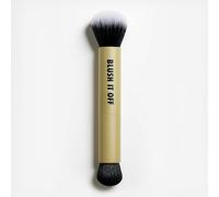 MOYOU LONDON Duo Blush Brush - Double-Ended Cream & Powder Brush, Ultra-Soft Synthetic Bristles, Vegan & Cruelty-Free Makeup Brush for Blush, Bronzer & Sculpting