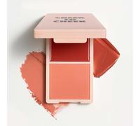 MOYOU LONDON Duo Blush Palette - 2-in-1 Cream & Powder Blusher for Dewy Glow & Long-Lasting Colour - Vegan & Cruelty-Free Makeup for All Skin Types, Peach Please