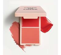 MOYOU LONDON Duo Blush Palette - 2-in-1 Cream & Powder Blusher for Dewy Glow & Long-Lasting Colour - Vegan & Cruelty-Free Makeup for All Skin Types, Cherry Wine