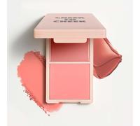 MOYOU LONDON Duo Blush Palette - 2-in-1 Cream & Powder Blusher for Dewy Glow & Long-Lasting Colour - Vegan & Cruelty-Free Makeup for All Skin Types, Cherry Blossom