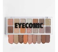 MOYOU LONDON Eyeshadow Palette - 14 Highly Pigmented Earth-Tone Shades, Matte & Shimmer Finishes, Long-Lasting, Blendable Formula, All-in-One Nude Eye Makeup Palette, Earthbound