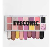 MOYOU LONDON Eyeshadow Palette - 14 Purple, Berry & Cool-Toned Shades, Matte & Shimmer Finishes, Long-Lasting, Blendable Eye Makeup Palette, Vegan & Cruelty-Free, Plum Fiction
