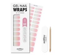 MOYOU LONDON Gel Nail Wraps - 22 Pre-Cured Gel Stickers for Instant Manicure - No Lamp Needed, Glossy & Chip-Resistant Finish, Vegan & Cruelty-Free, Easy to Apply & Remove - Lasts Up to 14 Days