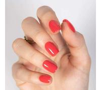 MOYOU LONDON Gel Press On Nails - Elegant Short Square Shape, Long-lasting & Comfortable Soft Fake Nails with Glue, Reusable Opaque Stick On Nails for Women, 32 Pcs in 16 Sizes