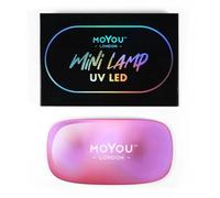 MOYOU LONDON LED & UV Light for Gel Nails - Lightweight & Compact 6W Curing Lamp with 5V/1A USB Power Cable - Gel Nail Polish Lamp & Other Nail Supplies - Pink