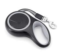 MoYouno 8M Long Retractable Dog Leash 110lbs, Heavy Duty Pet Lead Durable Dog Leash Automatic Extendable 8m lead dog retractable Up to 50KG, Grey