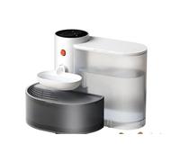 MoYouno Smart Pet Water Fountain,Automatic Wireless Pour Cat Water Dispenser-3L/105OZ Large Capacity,Removable Ultra Silent Automatic Water Feeder,Pet Gravity Water Dispenser for Cat, Dog (white, 3L)