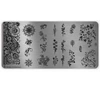 MoYou's XL Bridal Plates Collection 6, Big Floral Designs, Elegant Flowers