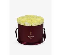 Moyses Stevens Moyses Stevens Golden Love Roses Small Preserved Rose Stem Hat Box