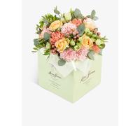 Moyses Stevens Peach Roses and Carnations Bouquet