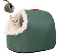moytarcp 2026 New Pet Cozy Warm Cave Bed - CozyCaveBed with Ultra-Soft, WinterWarm PetCaveBed with Thermal-Insulated Walls Sherpa Lining Trap PetBody Heat (Geen,M)