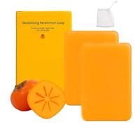 moytarcp 3PCS Persimmon Soap Bar for Old People Smell - Natural Deodorant Body BarSoap for Body Odor Control, forAll Skin Types (2Pcs)