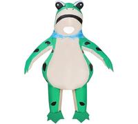 moytarcp Funny Inflatable Frog Costume - FrogCostume Adult with Fan, FrogInflatableCostume Blow up Cosplay. (Green,M(1.6-1.75m))